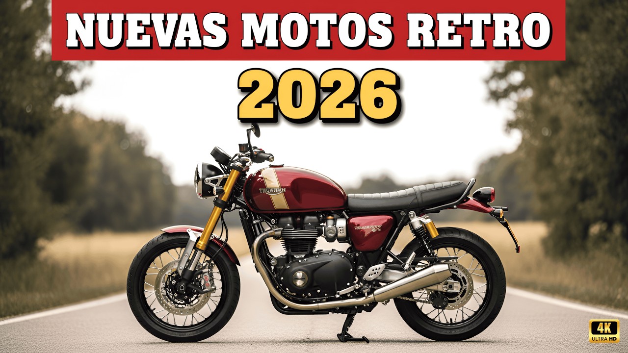 Las 7 Mejores Nuevas Motocicletas Retro para 2026