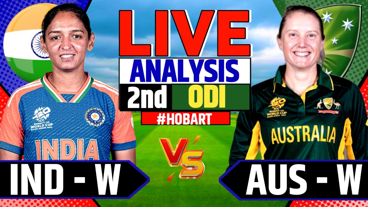 🔴 Australia Women vs India Women Live | 2nd ODI Match | Cricket Match Today Live