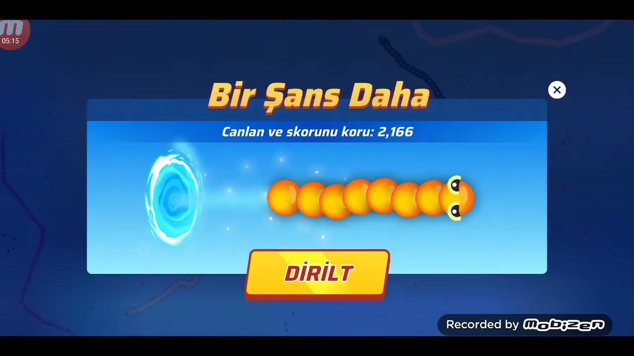 10.000 GÜCÜNDE DEVASA BİR YILAN OLDUM [Snake İO] 