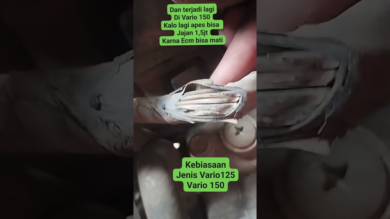 Vario 125/150 kabel terkelupas,,untung ga sampe konslet,, #bengkelmotor #otomotif