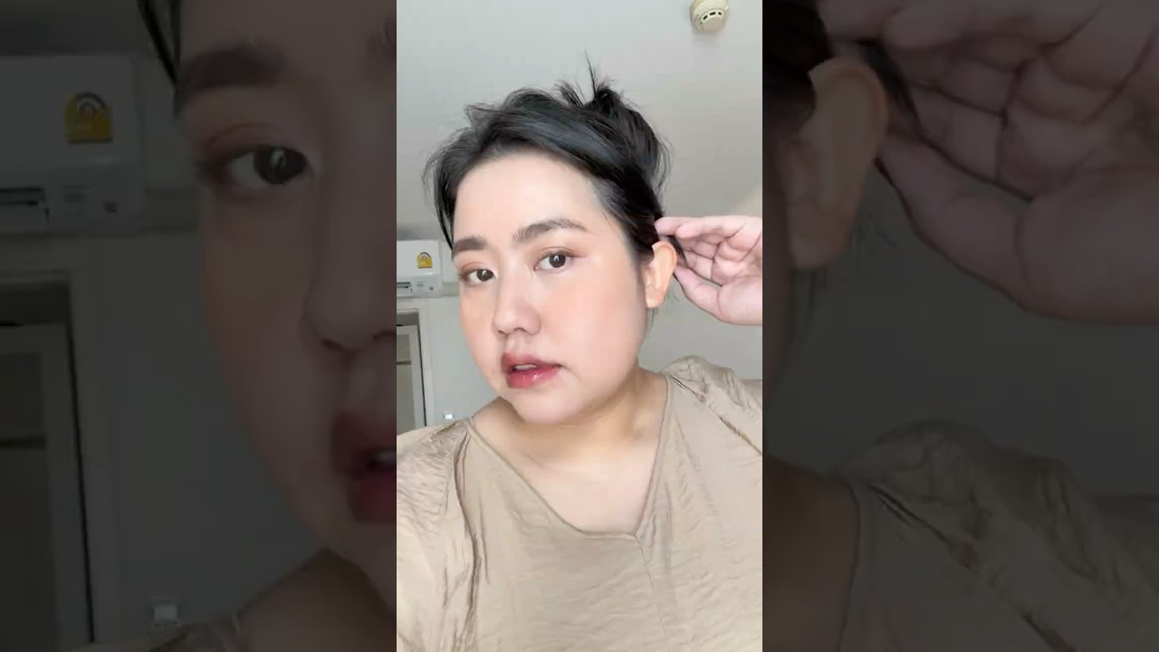 ASMR #แต่งหน้า กับน้องณรินค่ะ 🐰🤍 ชีวิตเปลี่ยนแค่ไหนถามใจดู 🤣
