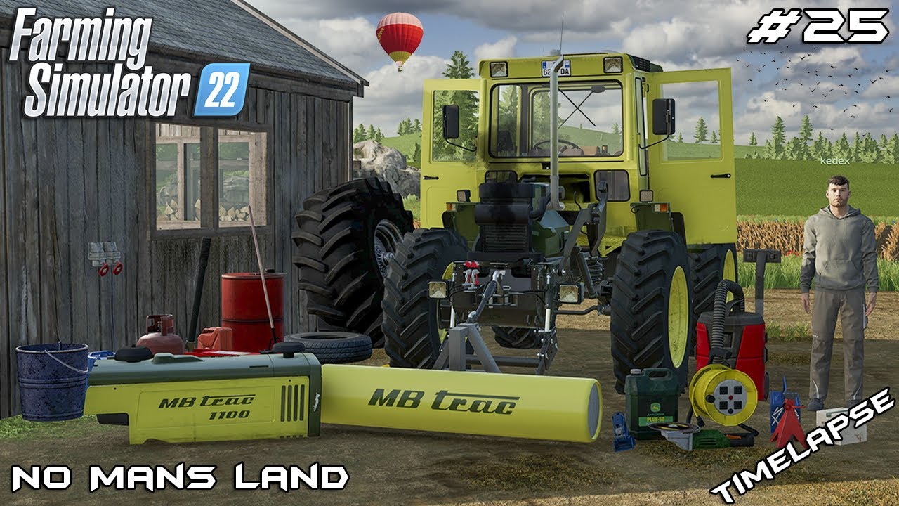 MB Trac 1100 сломался у @kedex | No Mans Land — ВЫЖИВАНИЕ | Farming Simulator 22 | Эпизод 25