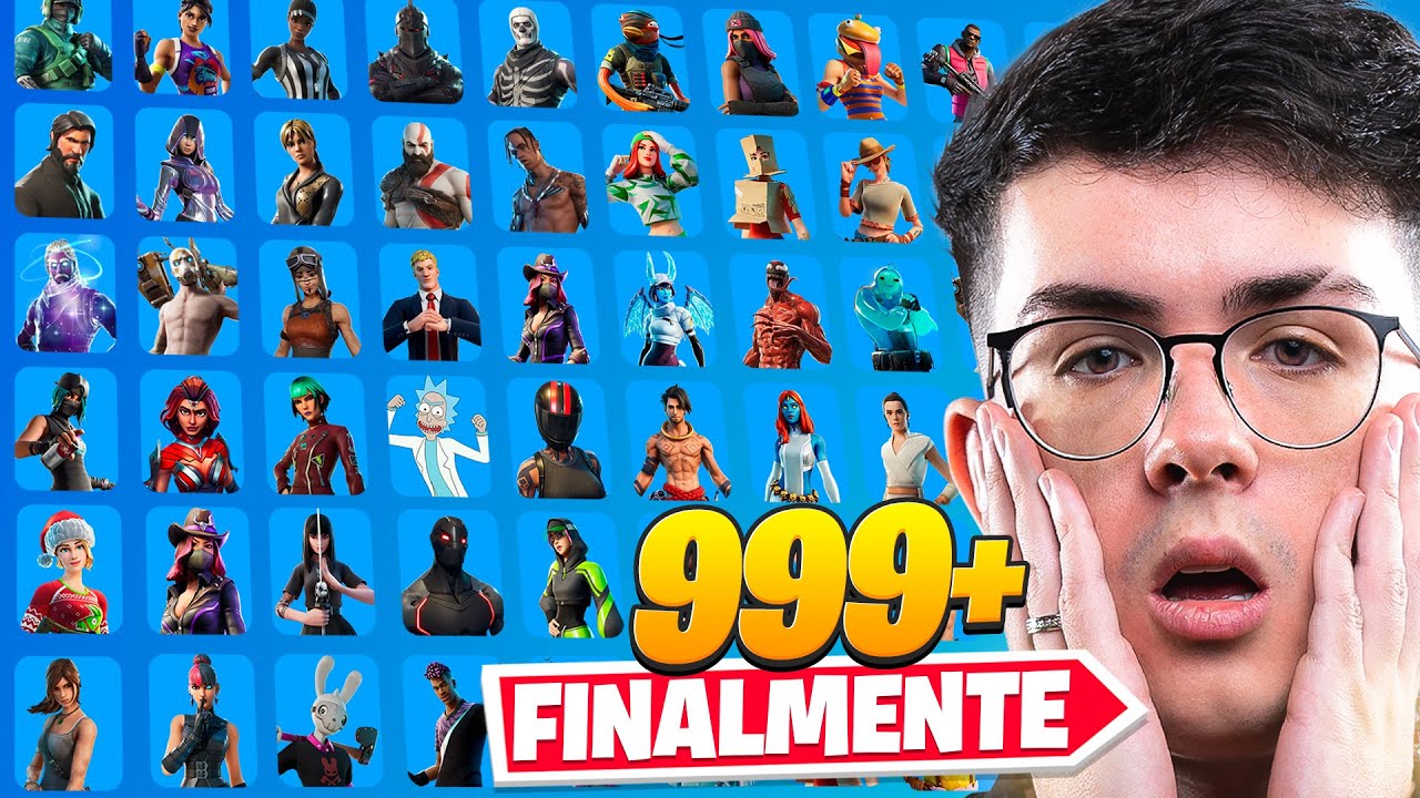 Lembrei a senha... MEU INVENT&Aacute;RIO no FORTNITE depois de 6 anos!