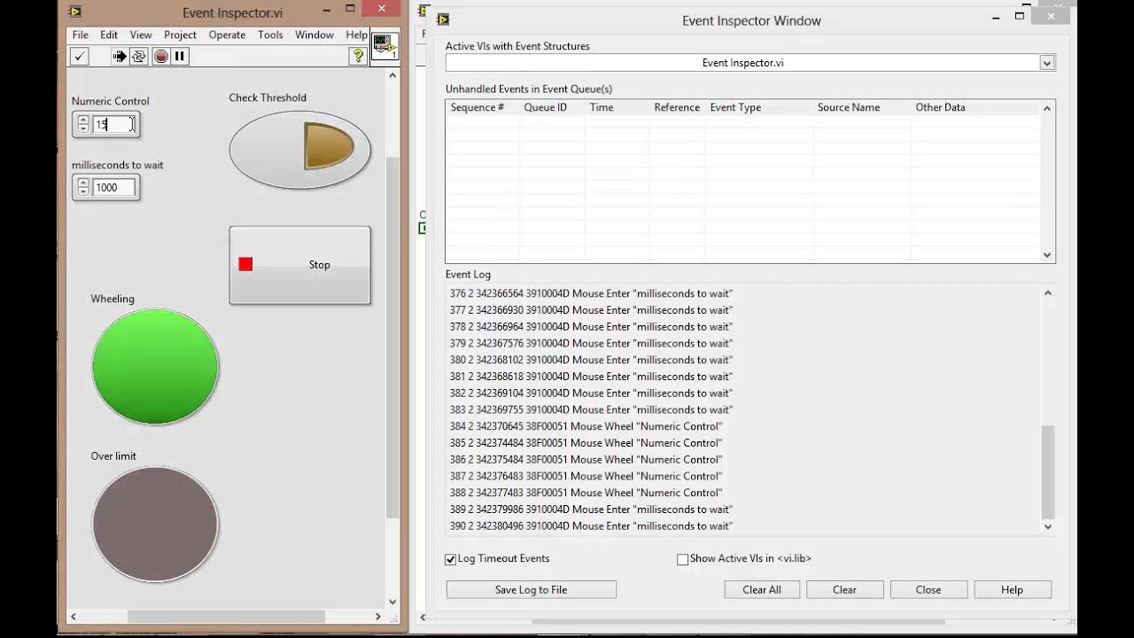 VI High 51 - Event Inspector Window, Flushing Event Queue, & User Event Priority in LabVIEW 2013