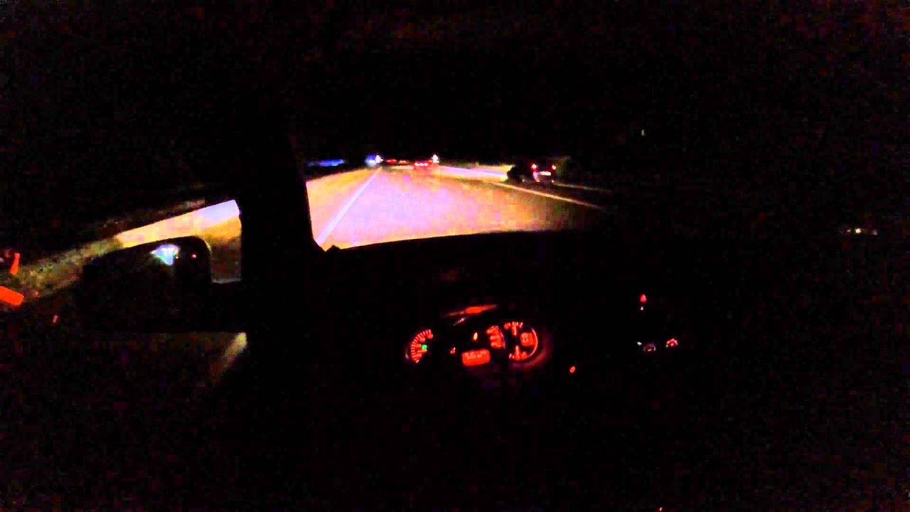 Mercedes Citan 111 CDI Tourer Long Drive by Night on Autobahn