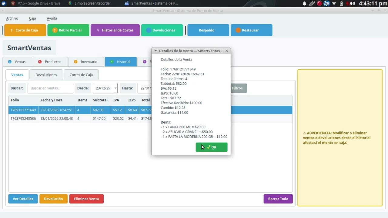 Software Punto de Venta Gratis ***ACTUALIZACIÓN***