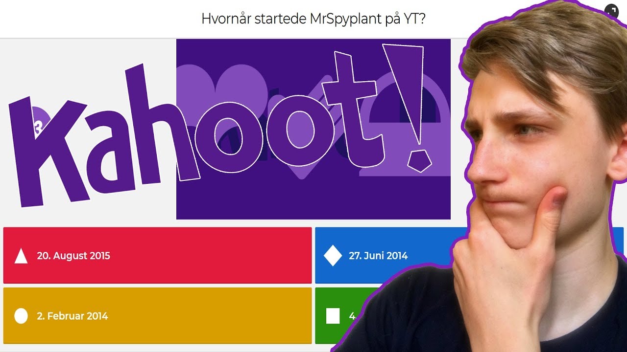 KAHOOT OM MIG!? Dansk Kahoot