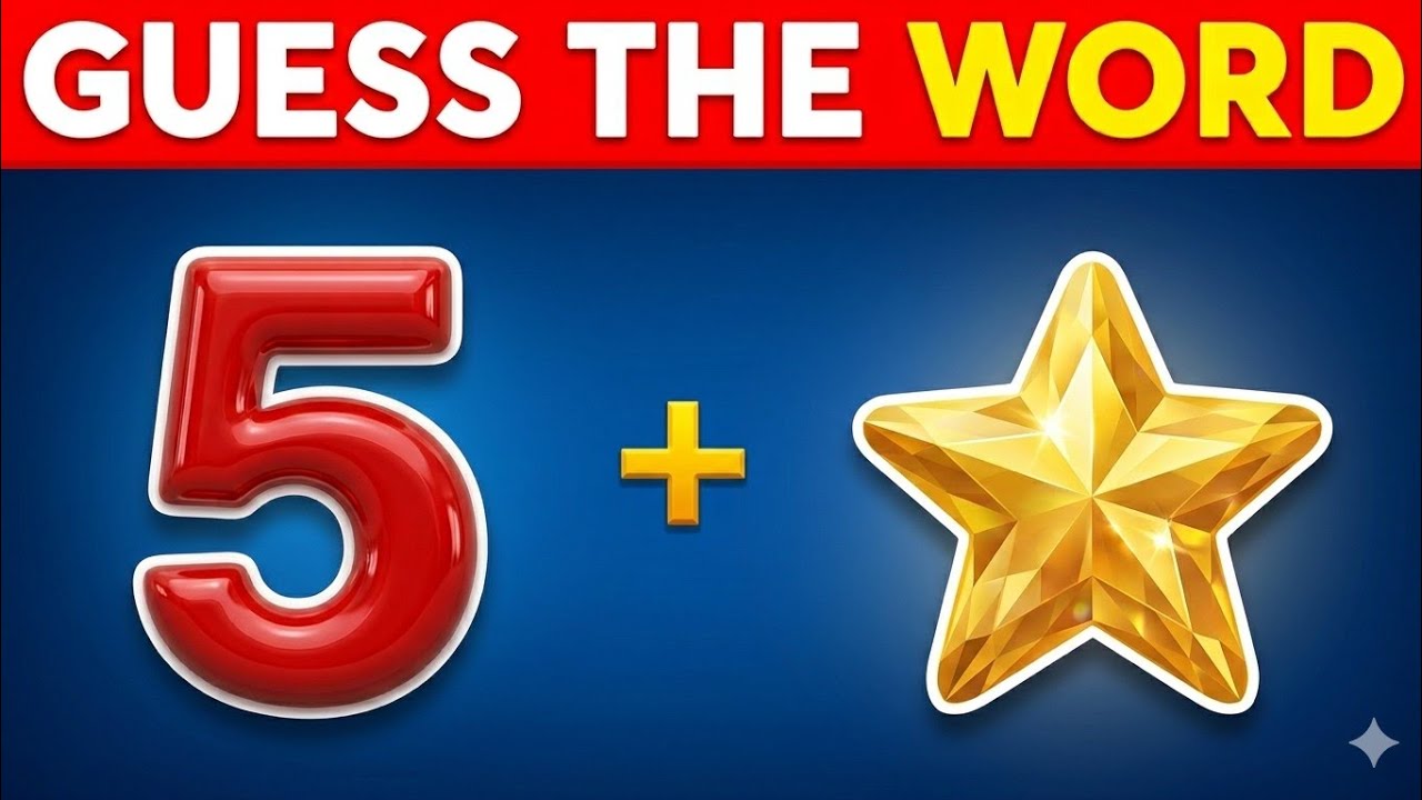Guess the WORD by Emoji? 🤔❓✅ Popular Words | Emoji Quiz 2026 | Parrot Quiz 