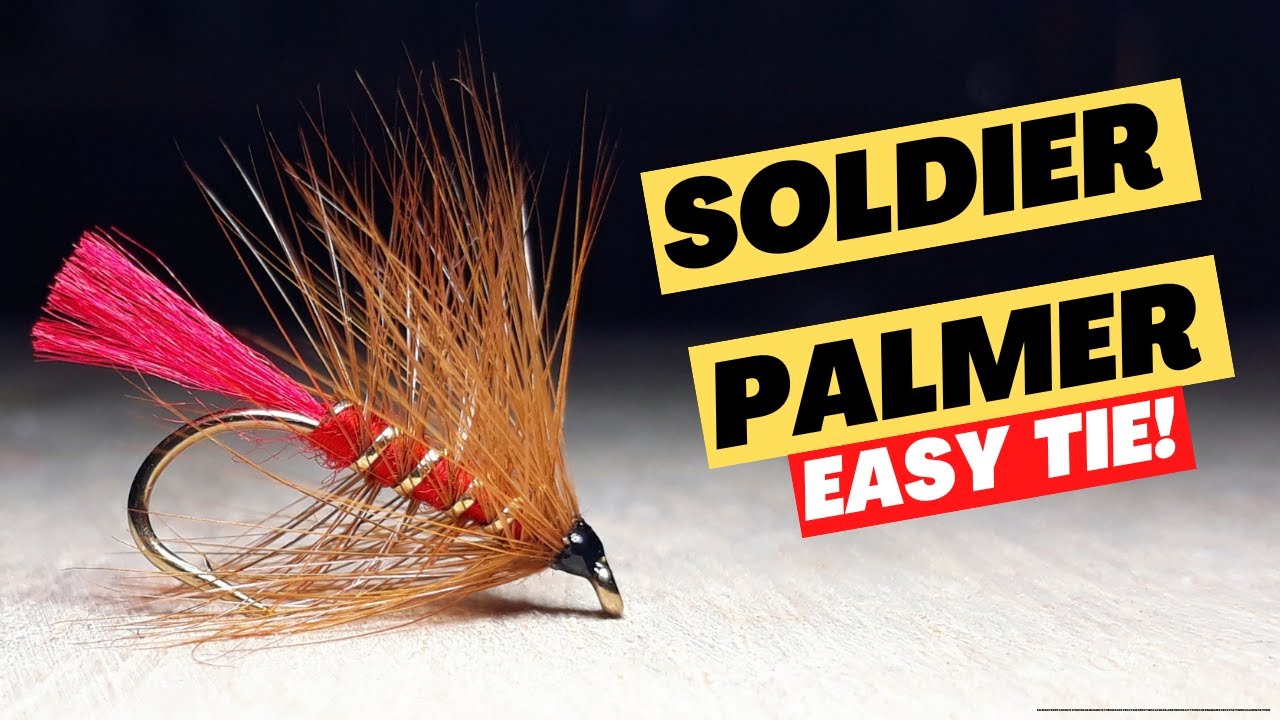 VERY EASY Trout & Salmon Fly to Tie! - The Soldier Palmer