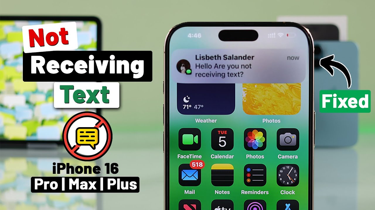 Fix- iPhone 16 Pro Max Not Receiving Text Messages!