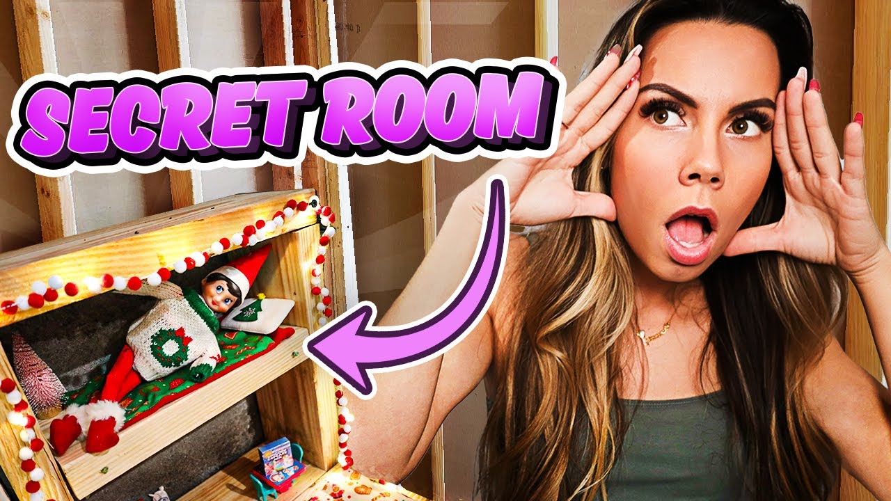 I Built a SECRET Room For My Elf !