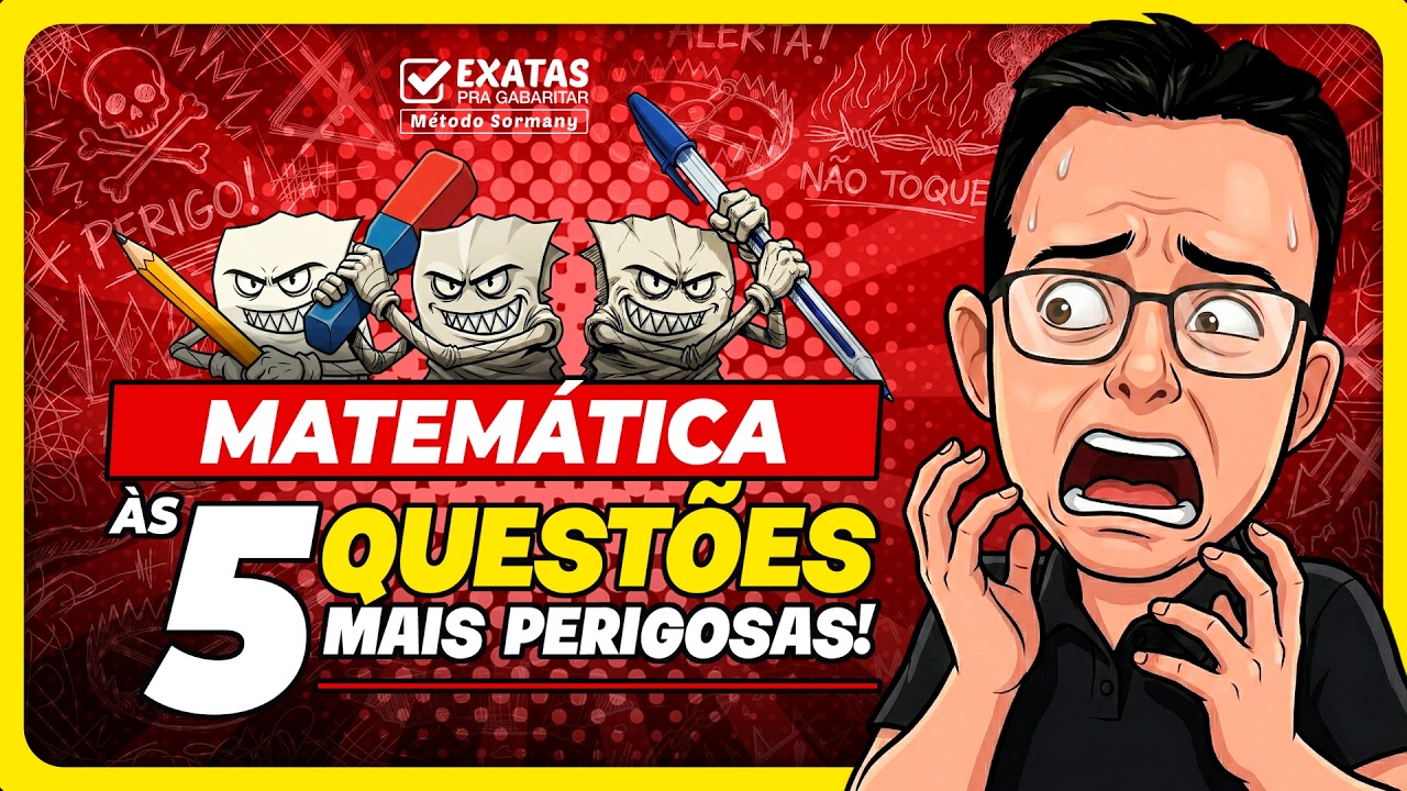 5 QUESTÕES PERIGOSAS de MATEMÁTICA (Não caia nessas armadilhas!)