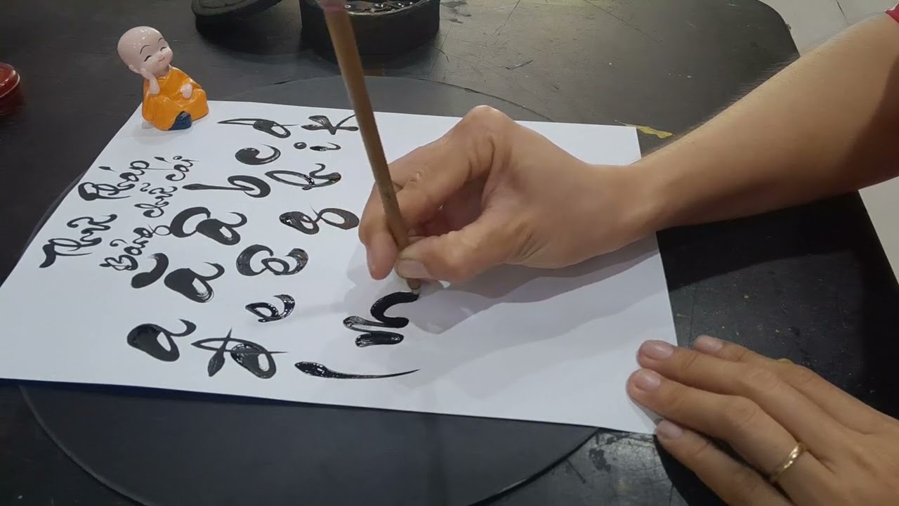 BẢNG CHỮ CÁI THƯ PHÁP