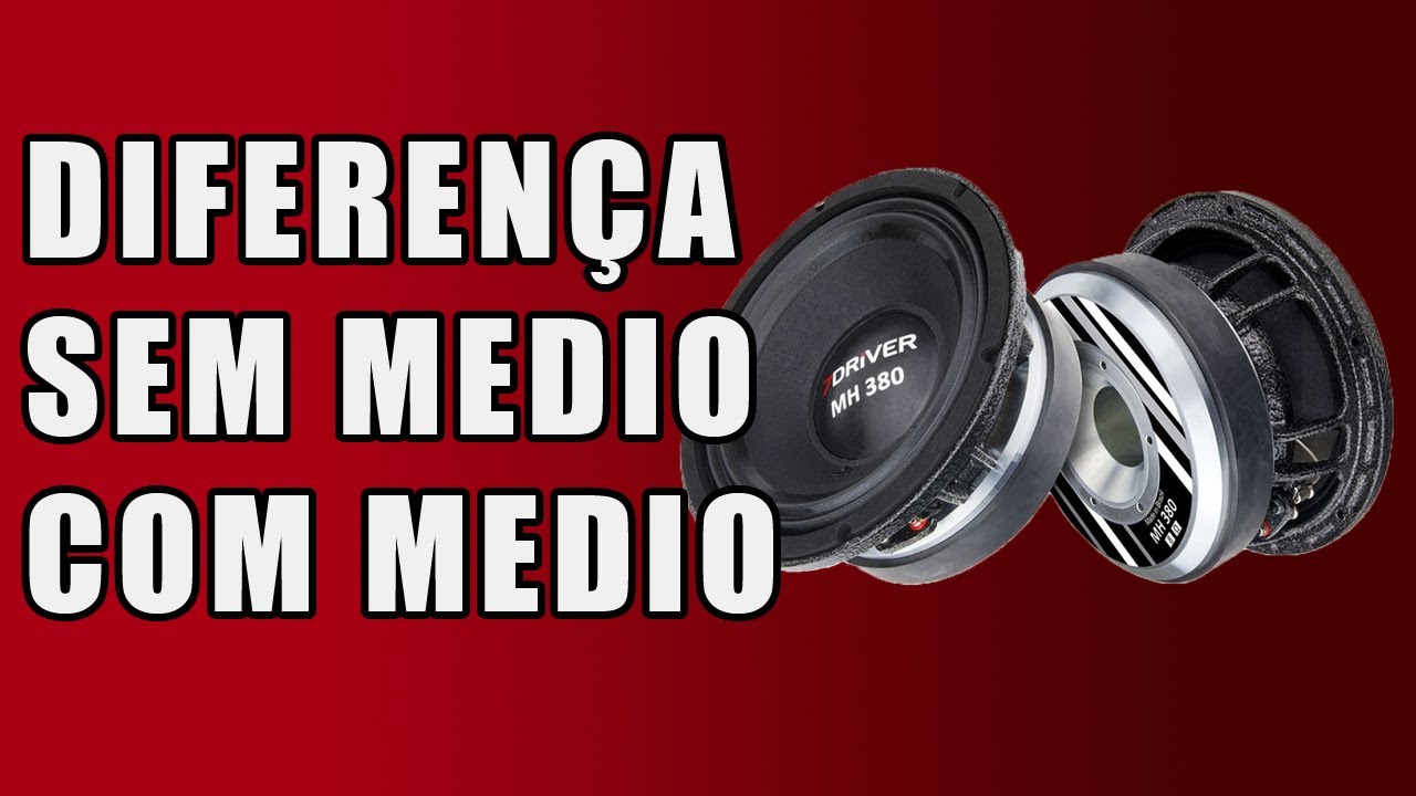 Diferença Som Sem Médio Grave Varias Musicas