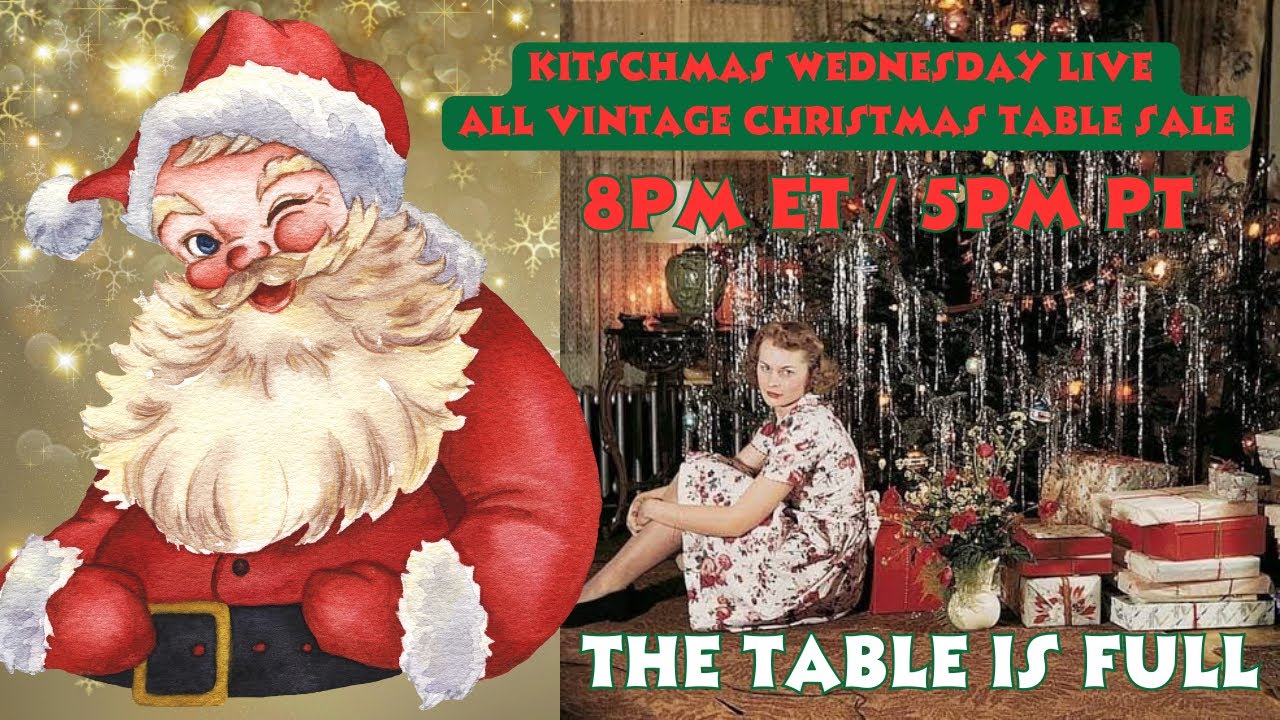 Vintage Kitschmas Wednesday LIVE Table Sale | the Coleman Collective 🎄Join us!