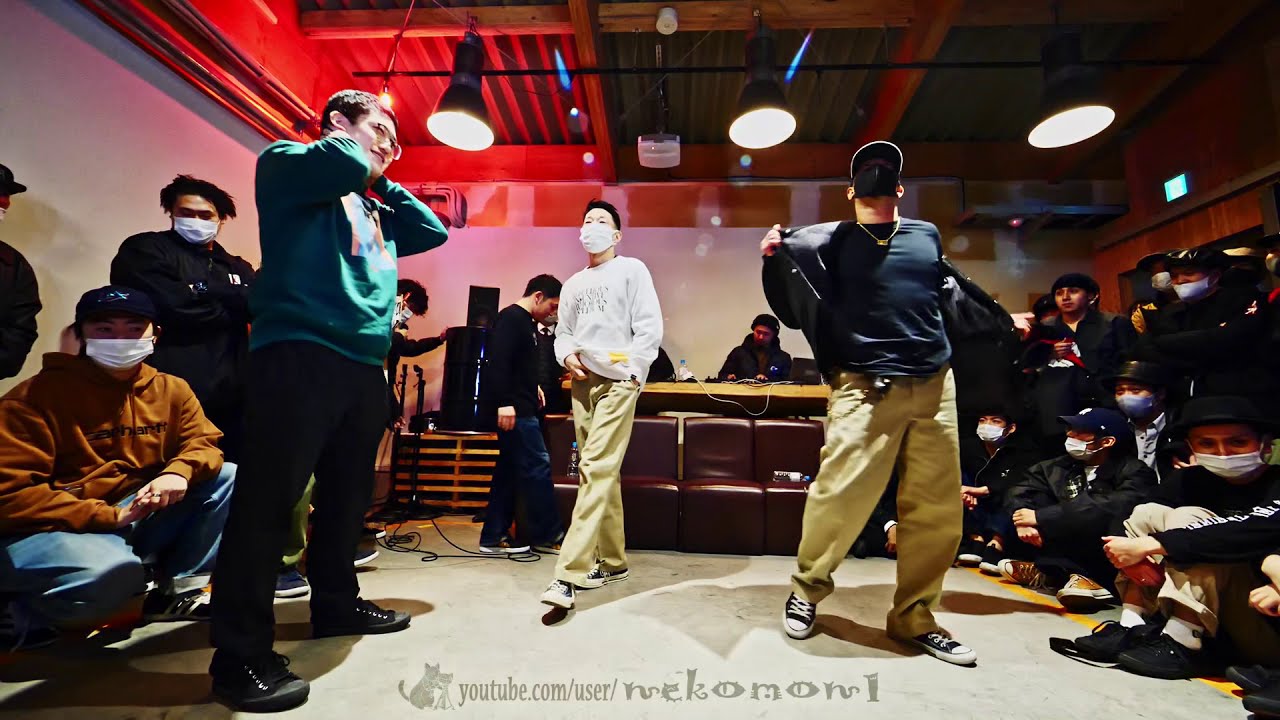 KEI RYOSUKE PON marten o'clock JUDGE DEMO SESSION CHALLENGER SP POPPIN' DANCE BATTLE 20/12/19