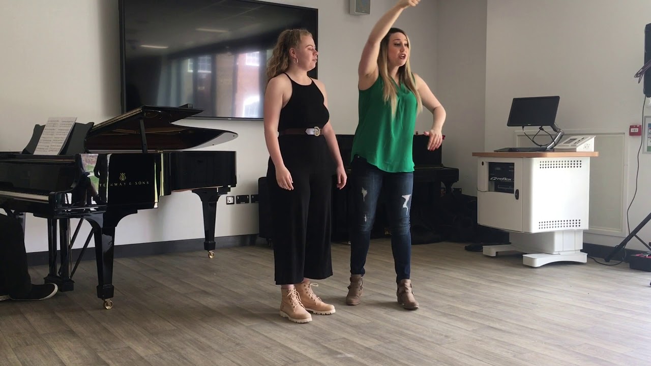 SHANNON sings for NATALIE WEISS at the University of Chichester Conservatoire