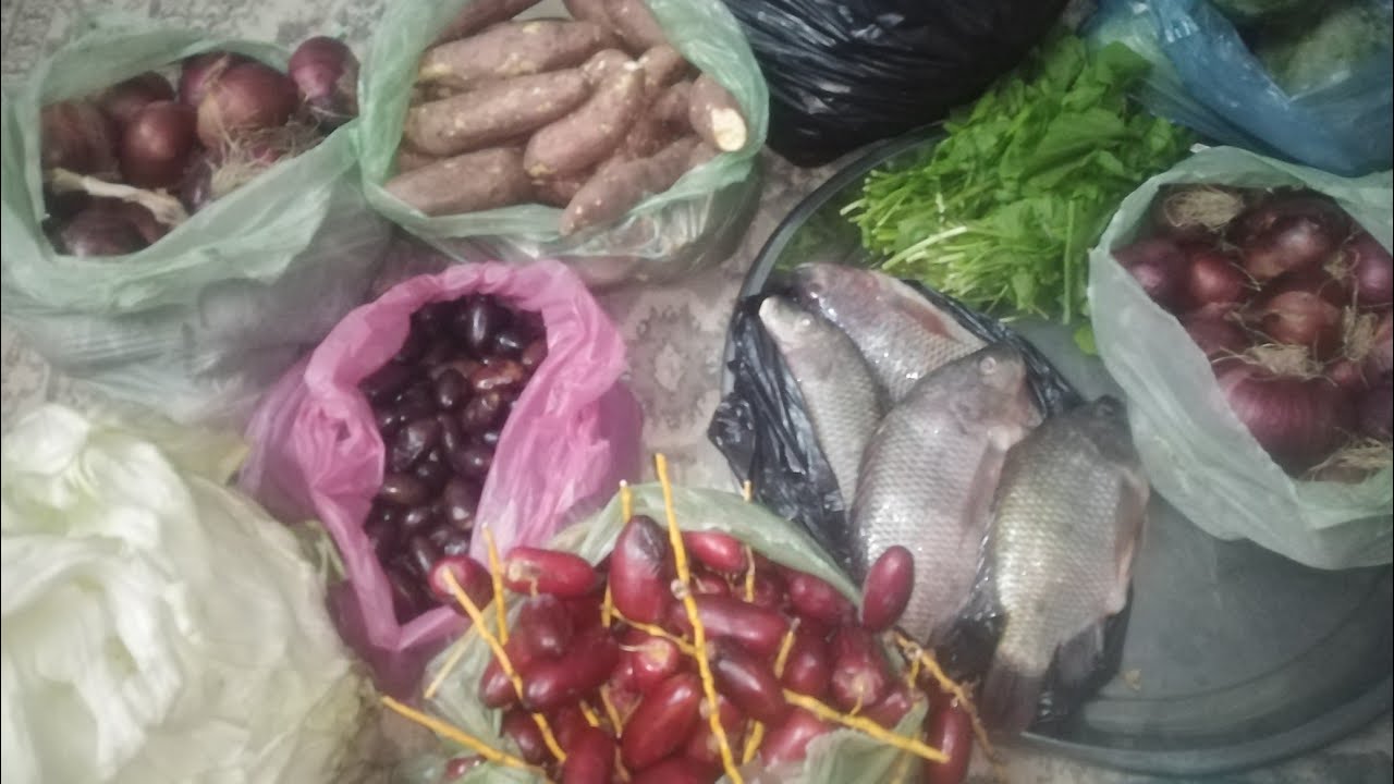 مشتريات الاسبوع من خضار وفواكه واسماك من قلب السوق بالأسعار