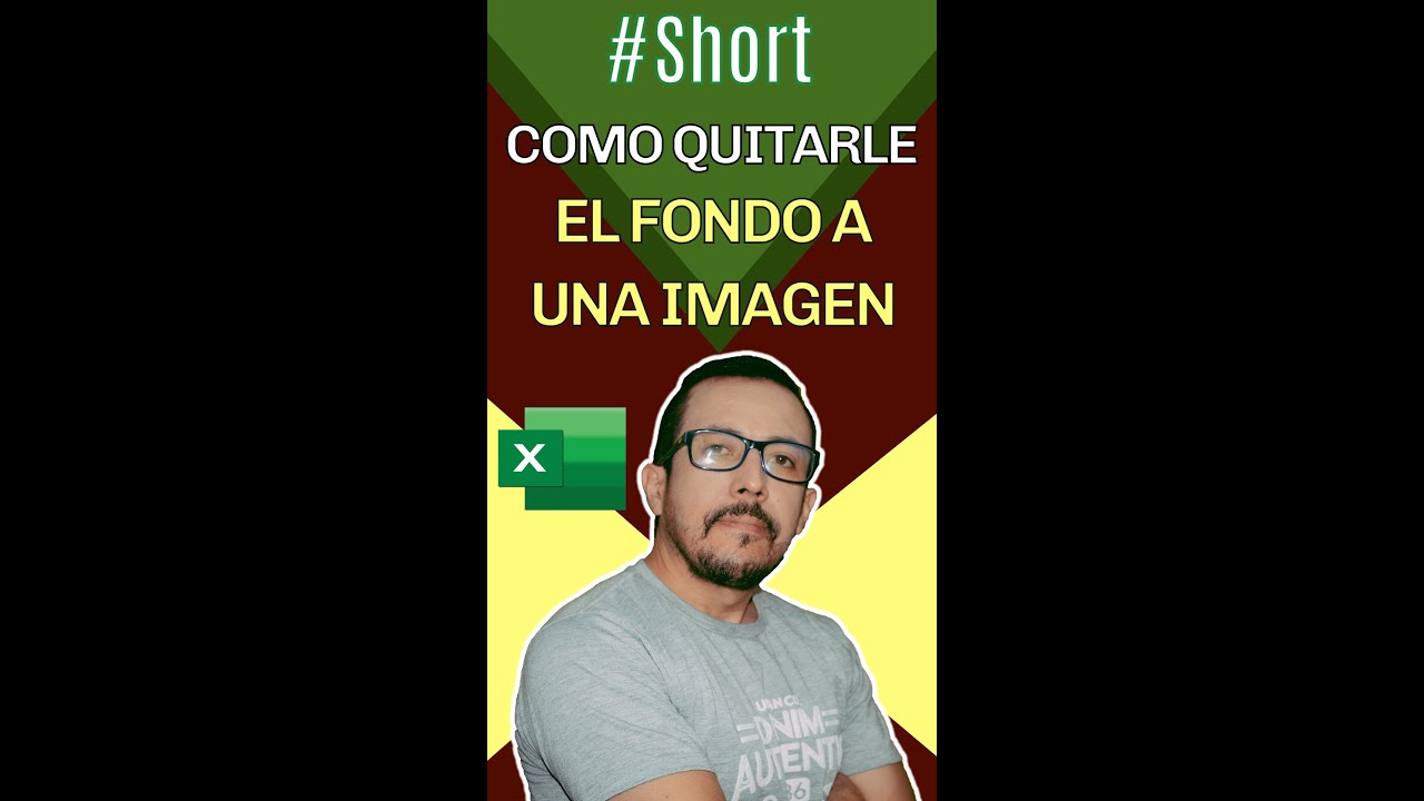 Cómo quitarle el fondo a una imagen en Excel.
