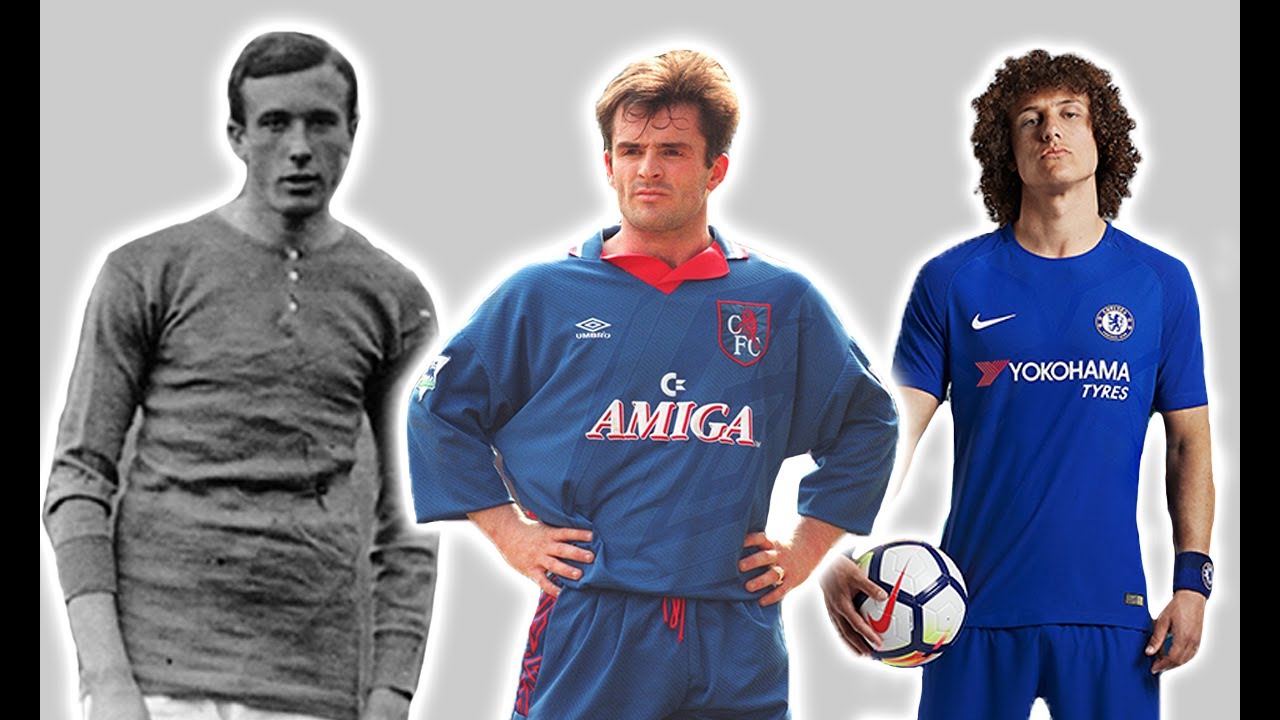 Chelsea's Football Kit History/Evolution | Then And Now