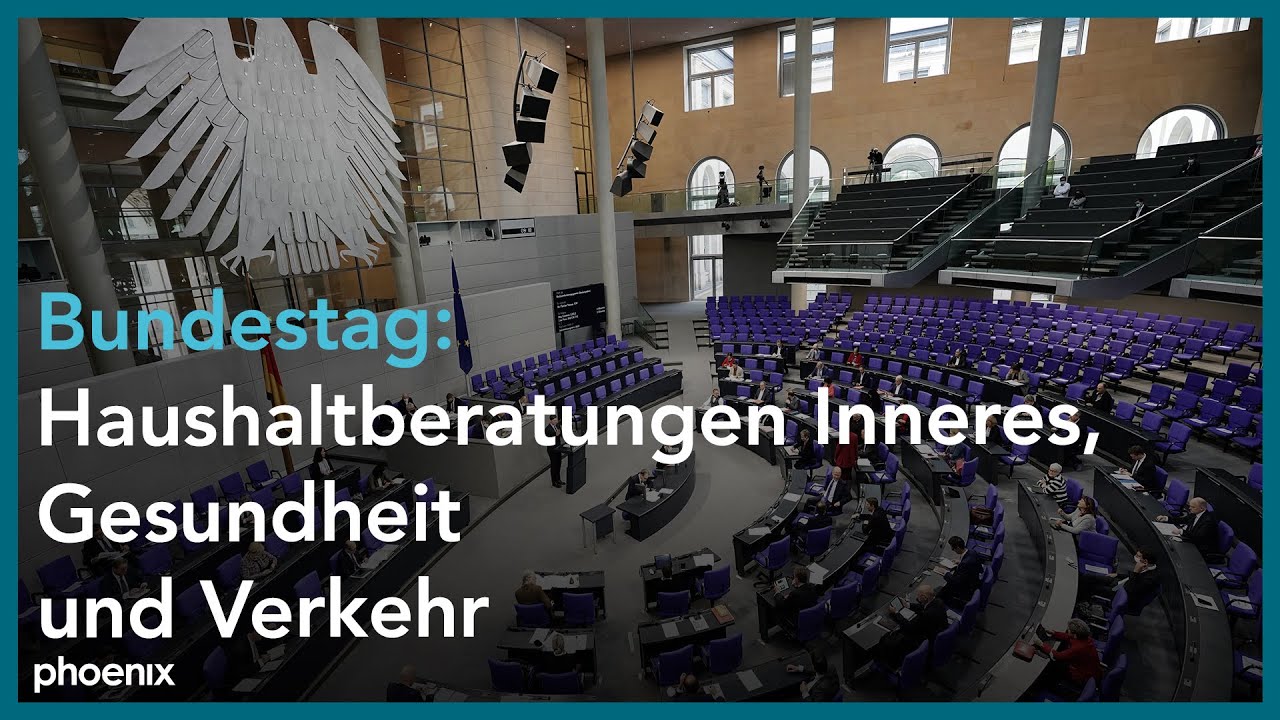 Bundestag: 3. Tag der Haushaltswoche