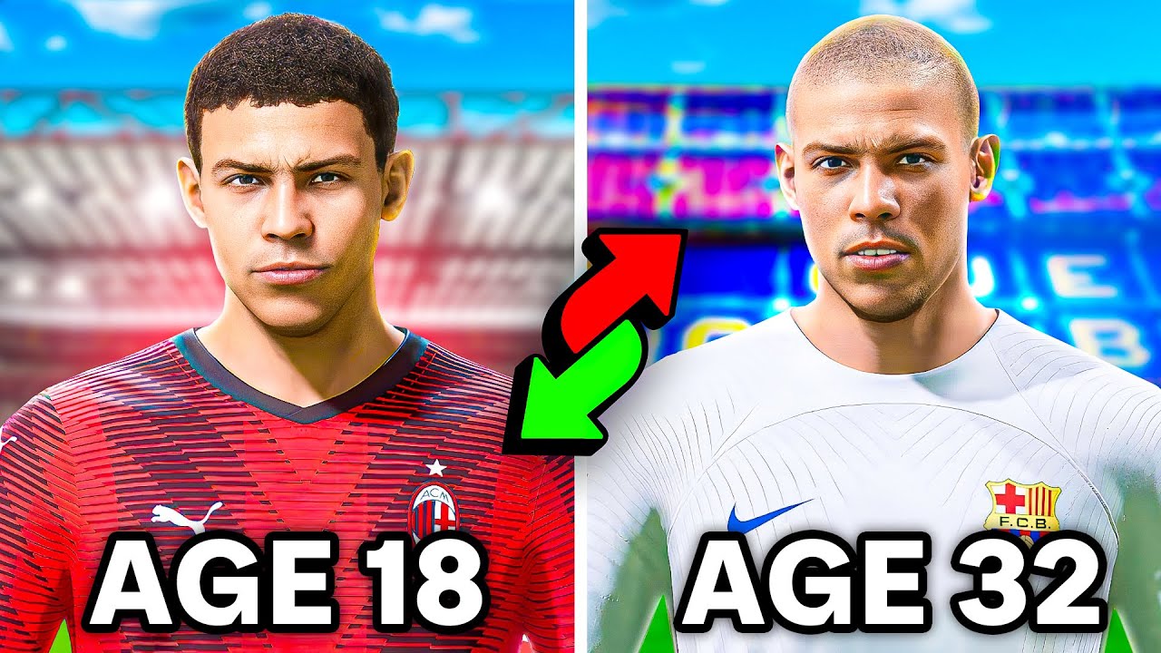Je joue la carri&egrave;re de RONALDO &agrave; L'ENVERS !