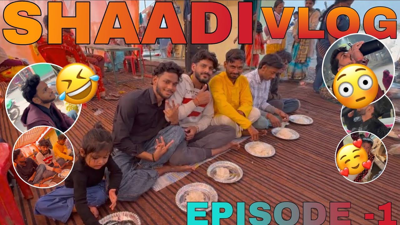 SHAADI VLOG | EPISODE -1 | FULL MASTI 😂😅 | BHAIYA KI SHAADI 🥰🧿 | #weedingvlog #indianshaadi #cousins