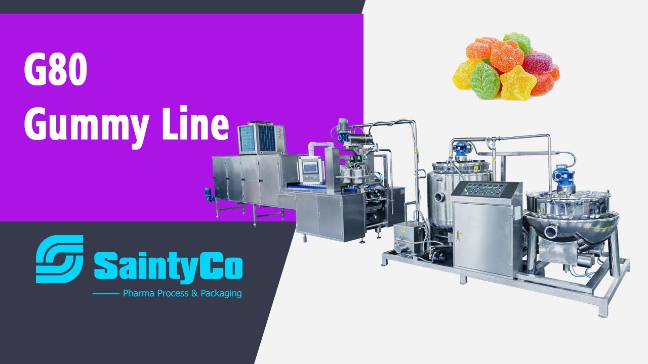 SaintyCo G-80 Automatic Gummy Production Equipment