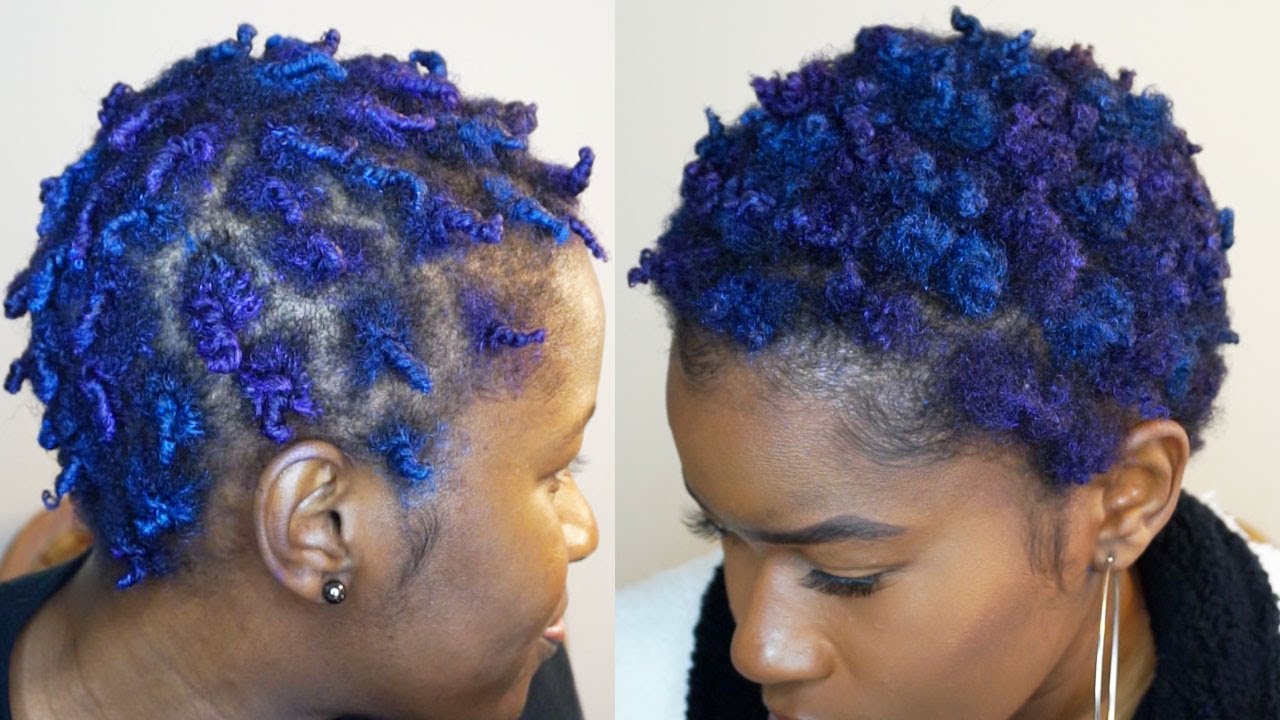 Testing Out Temporary Hair Color Wax on my 4C Natural Hair!!!|Mona B.