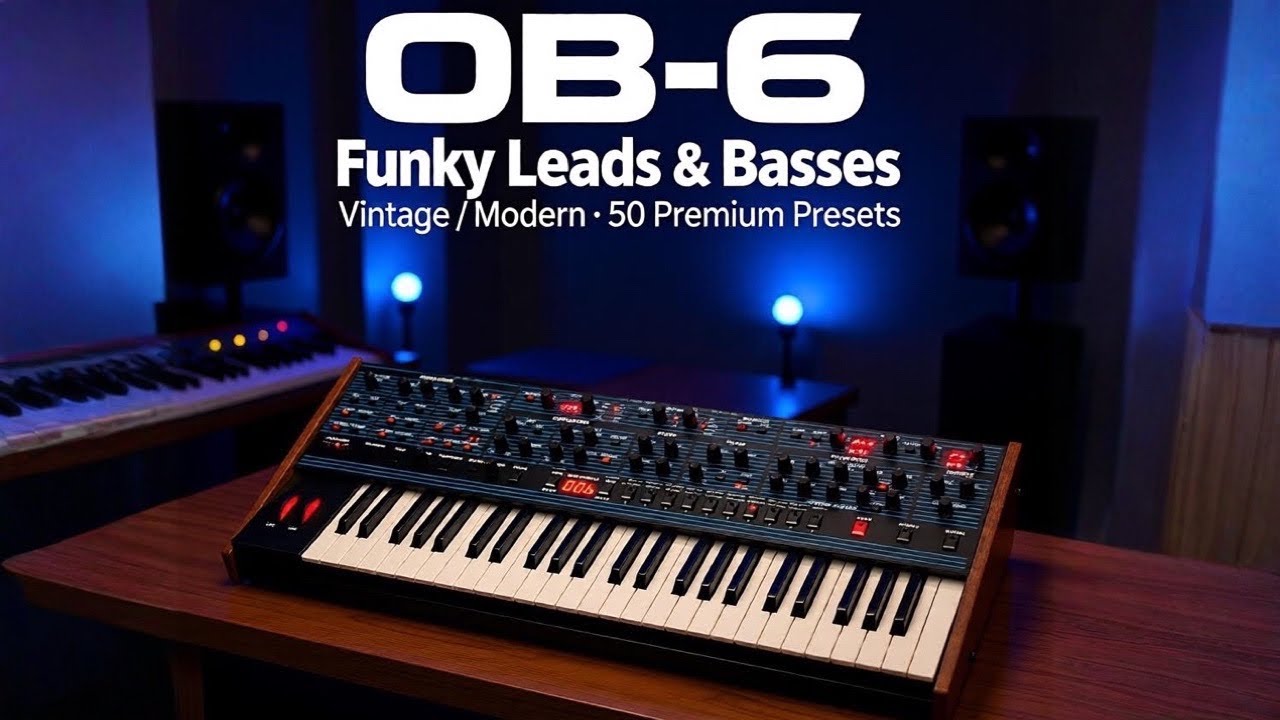 Sequential OB-6/ Funky Leads & Basses