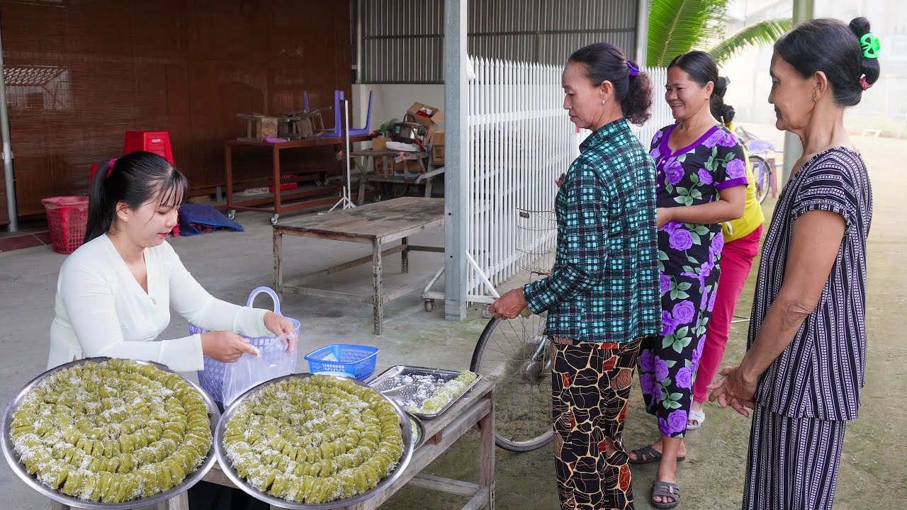Đào Khoai Mì làm Món Bánh Khoai Mì Cuộn Hấp Theo Cách Này Bán Vừa Lạ Vừa Ngon | HQ #1748