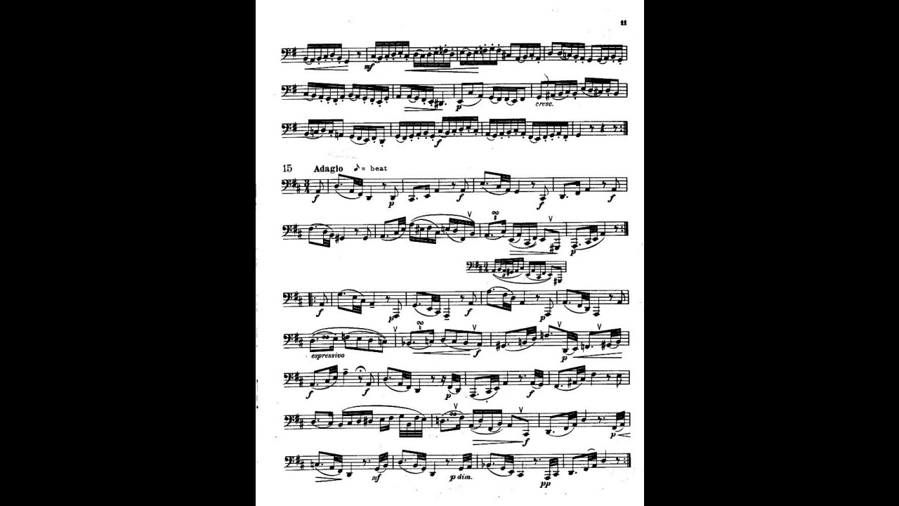 TMEA All-State 2019 tuba etude No. 2
