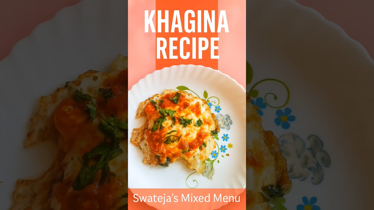 Hyderabadi Anda Khagina Recipe | Easy Egg Dish #shorts #youtubeshorts  #viralvideo #viralfood