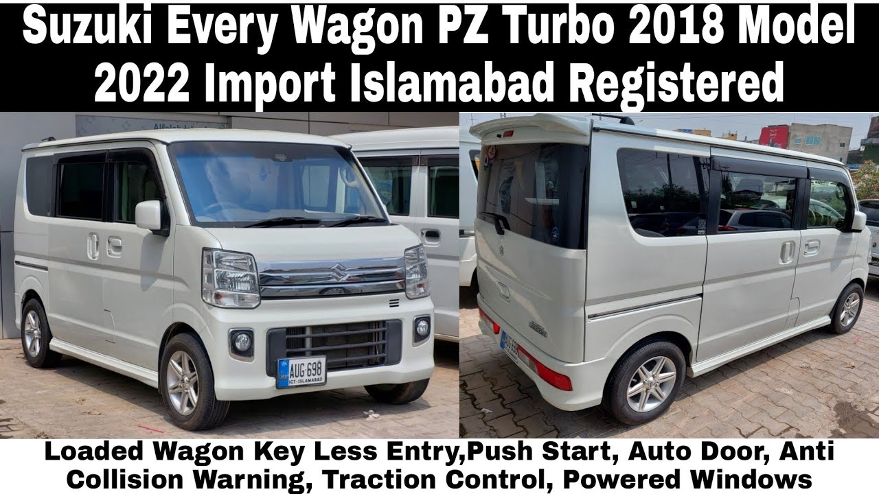 Suzuki Every Wagon PZ Turbo 2018 | Best Family Van | Full Loaded | Push Start | Review | Cars Hunt