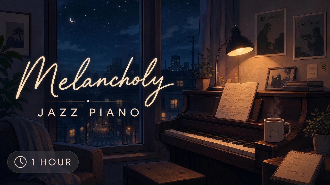 Melodic Jazz Piano &ndash; Melancholy | 1 Hour