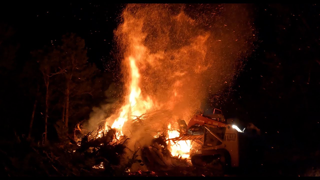 Clearing to blast another spot