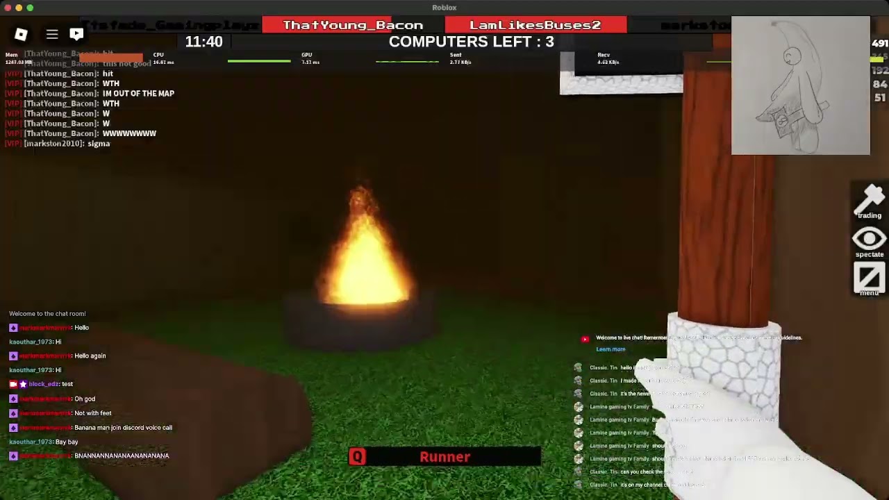 Most insane flop glitch I've seen on Flee The Facility! Tin man does a 
