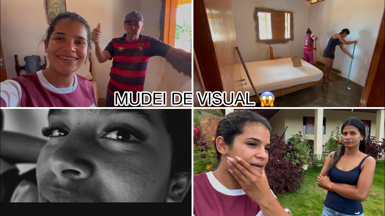 OLHA COMO FICOU O QUARTO DELES SEM OS GUARDA-ROUPA + MUDEI O VISUAL/ 😱