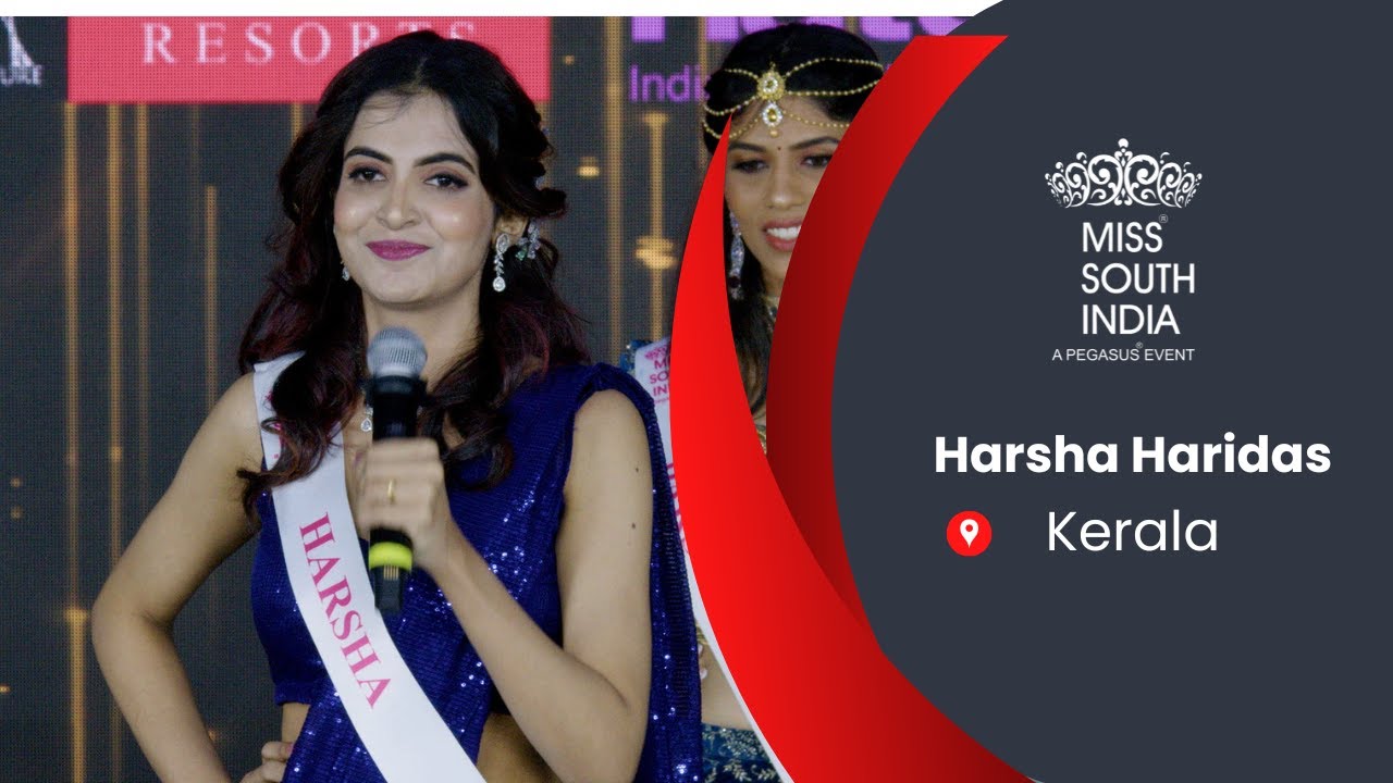 MISS SOUTH INDIA 2024 I INTRO ROUND | Harsha Haridas |