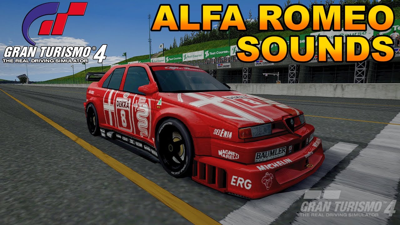 Gran Turismo 4 | All Alfa Romeo Sounds [Stock & Tuned]