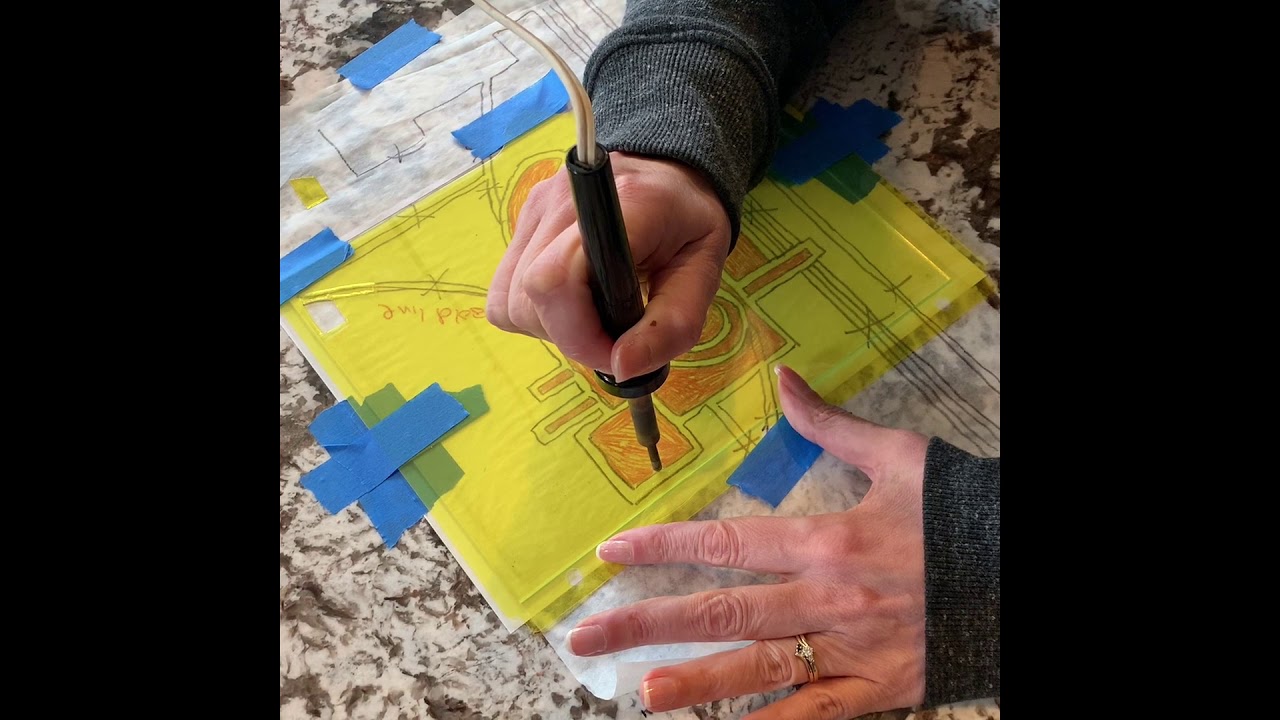Create Your Own Stencil With A Soldering Iron