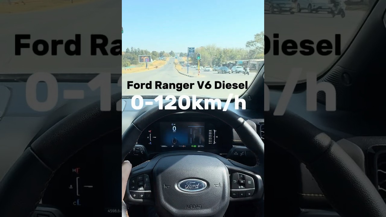 Ford Ranger Wildtrak V6 Diesel 0  - 120km/h Acceleration