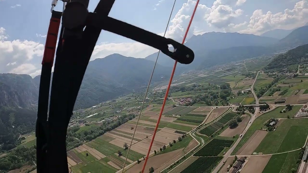 Paragliding Over Panarotta in 4K part 11 , RAW FOOTAGE, NO MUSIC, NO VOICE-OVER, NO EDITING