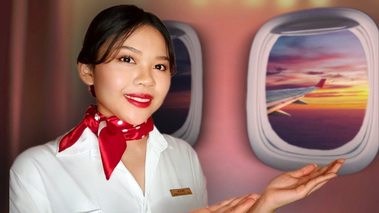 ASMR Thai Flight Attendant Exclusive Special Care ft. Lytmi ✈️ แอร์โฮสเตสดูแลคุณสุดพิเศษ Soft Spoken