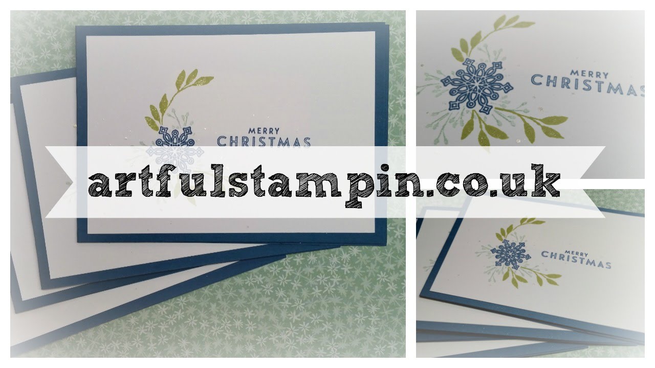 {Batch Christmas Card Stamping with Ruth Trice}