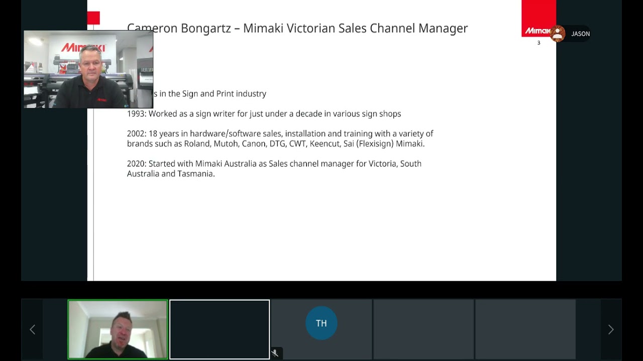 06_12_2021_Webinar_Cutting Plotter product introduction / Cameron Bongartz