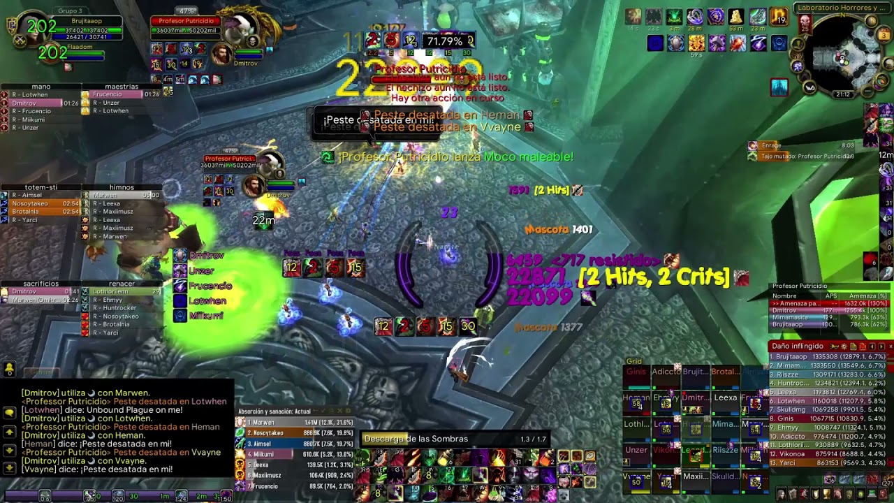Brujo afli 17.3k vs Profe 25h **Naerzone Servidor**
