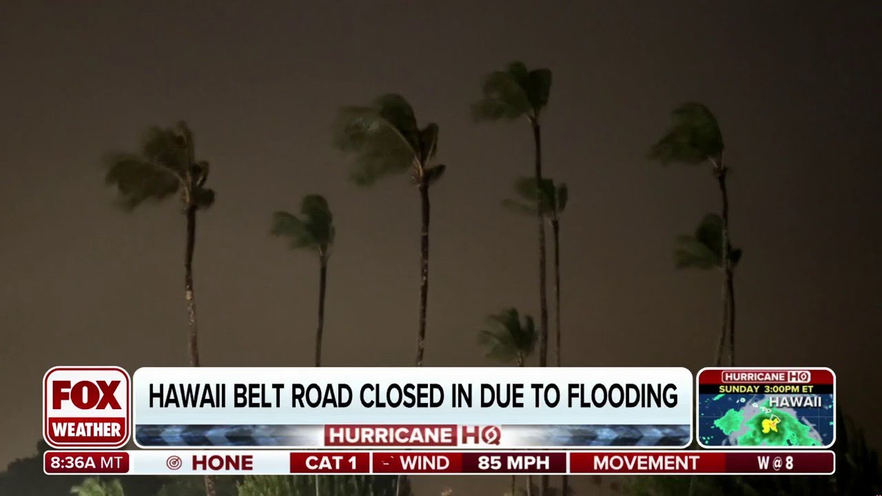 Hurricane Hone Lashes Hawaii’s Big Island As Storm Makes Closest Approach To Aloha State