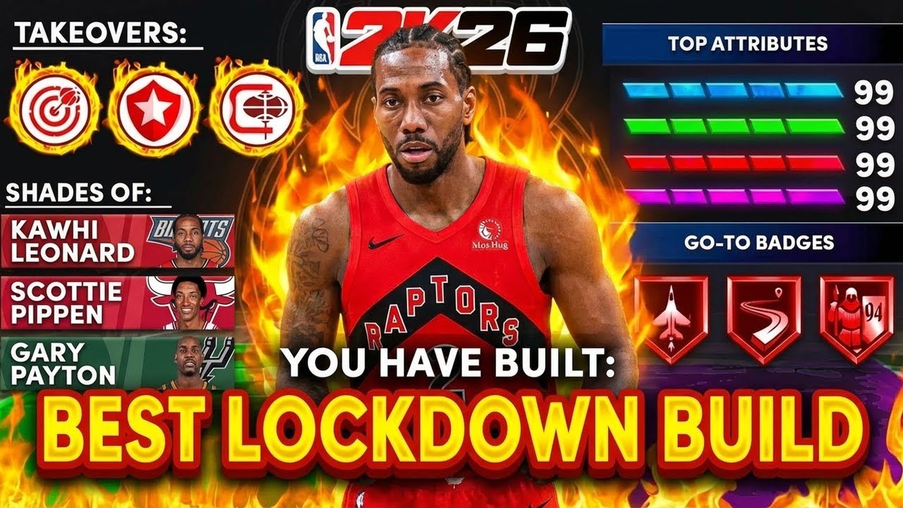THIS 6’6 LOCK BUILD IS GAMEBREAKING in NBA 2K26! BEST DEFENDER BUILD