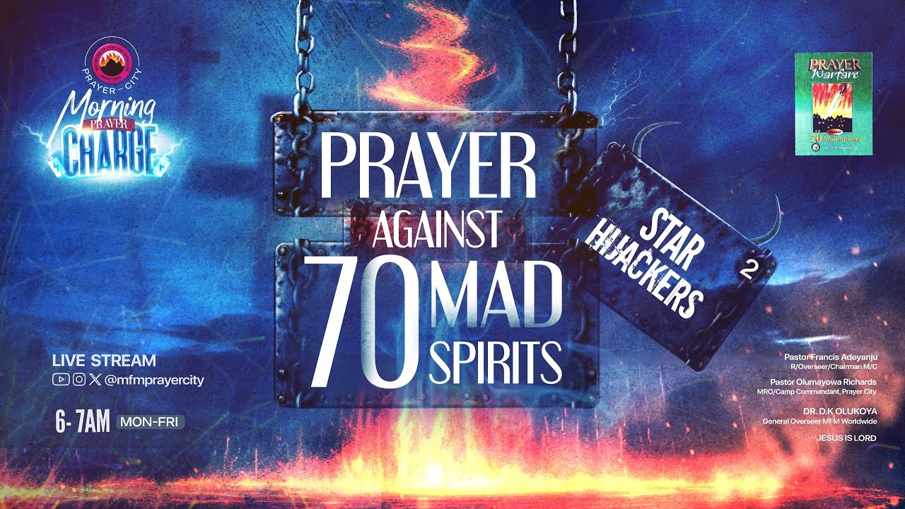 MORNING PRAYER CHARGE || STAR HIJACKERS ||  05-08-2025 || PRAYER CITY